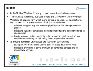 Compete's CES Presentation on Open Access: January 2008
