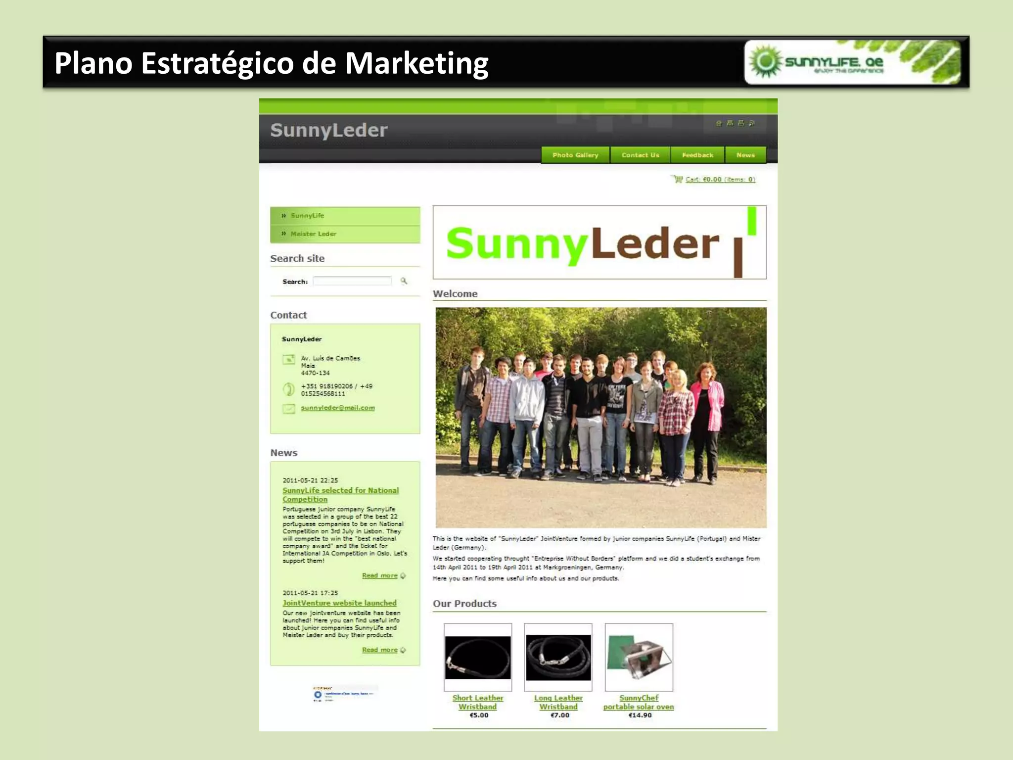 Plano Estratégico de Marketing