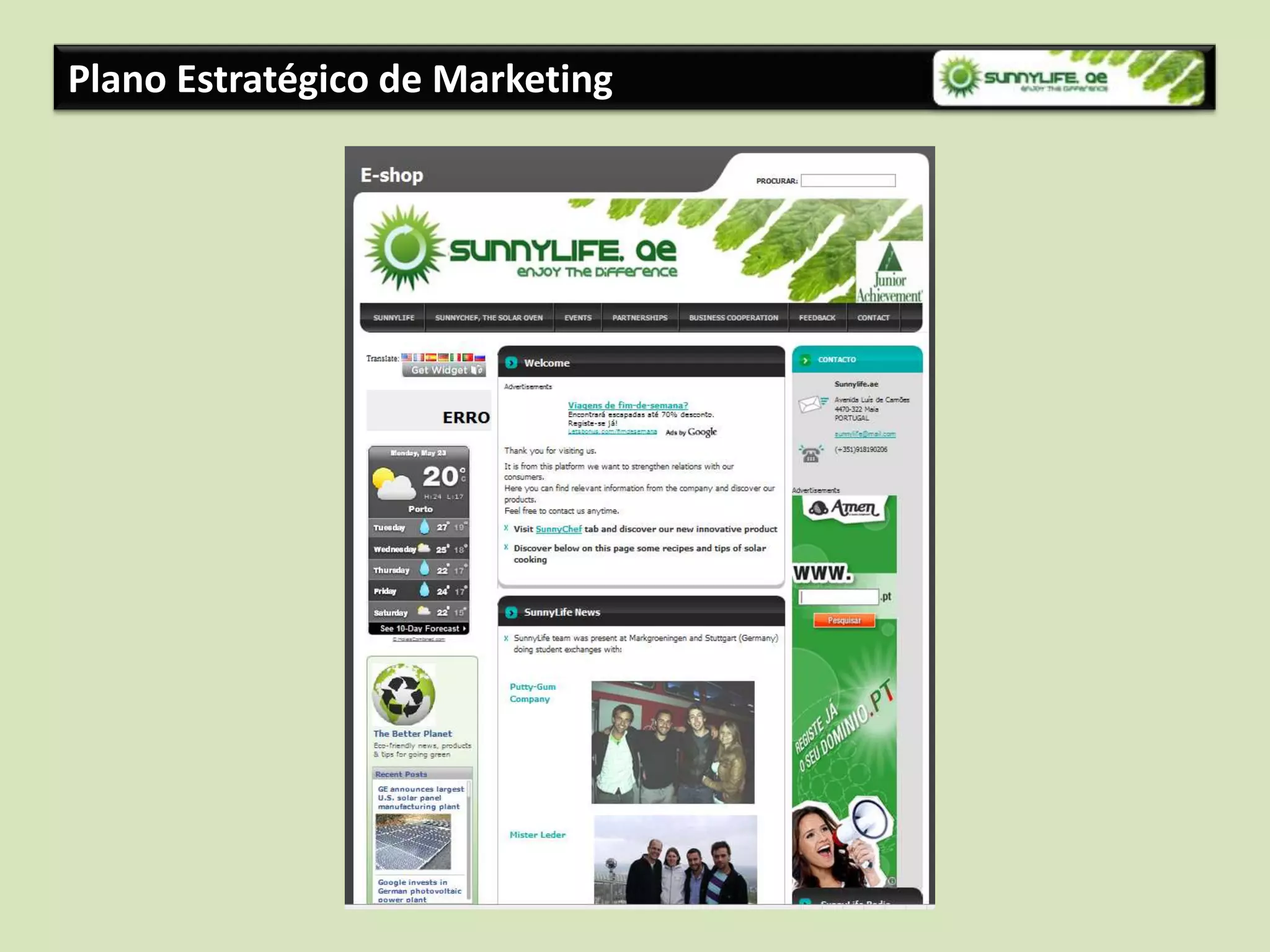 Plano Estratégico de Marketing