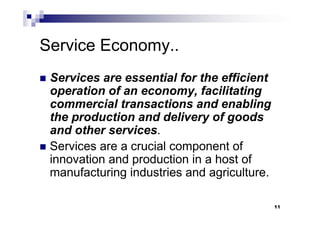 competing in Service economy