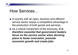competing in Service economy