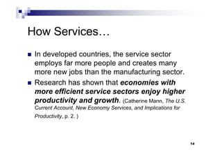 competing in Service economy