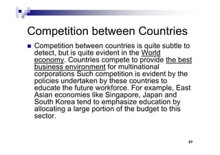 competing in Service economy