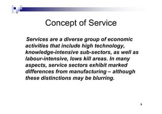 competing in Service economy