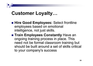 competing in Service economy