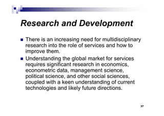 competing in Service economy