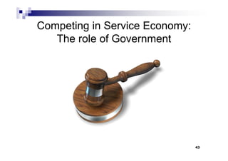 competing in Service economy