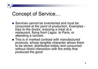 competing in Service economy