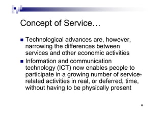 competing in Service economy