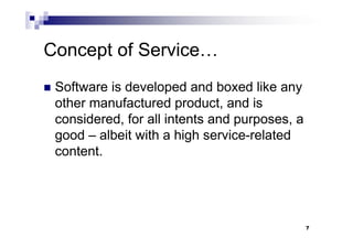 competing in Service economy