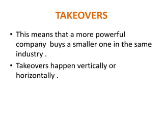 Competion and monopolies | PPTX