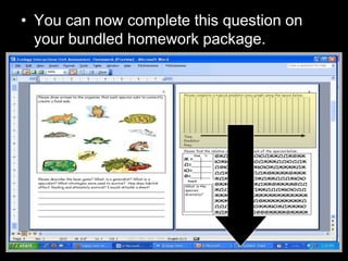• You can now complete this question on
your bundled homework package.
 