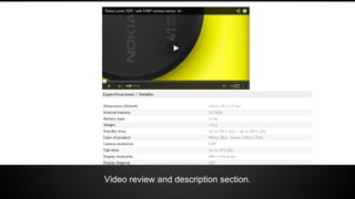 Video review and description section.

 