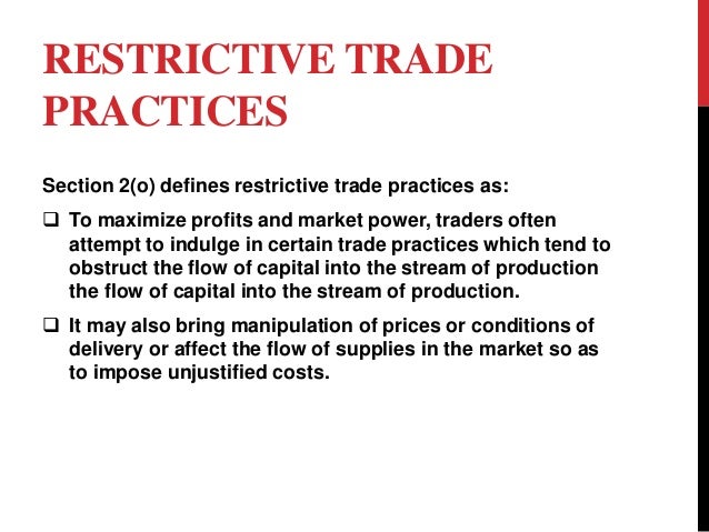 the mrtp act preamble and sections The primary objectives of the act were listed down in the preamble as follows: section 2(i) of the mrtp act, 1969 defines monopolistic trade. the mrtp act preamble and sections The primary objectives of the act were listed down in the preamble as follows: section 2(i) of the mrtp act, 1969 defines monopolistic trade.
