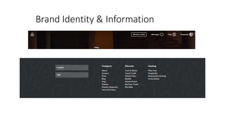 Brand Identity & Information
 