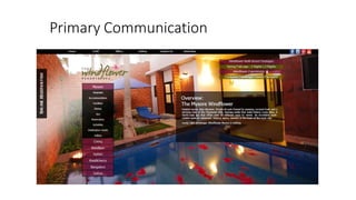 Primary Communication
 