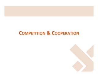 COMPETITION	
  &	
  COOPERATION	
  

 