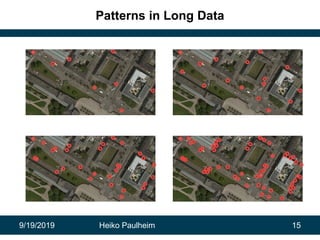 9/19/2019 Heiko Paulheim 15
Patterns in Long Data
 