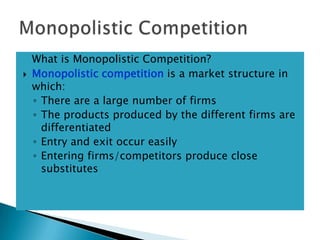 Competition[monopoly,pc,pligopoly,mono. comp)