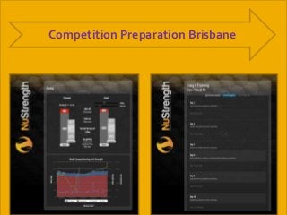 Competition Preparation Brisbane
 