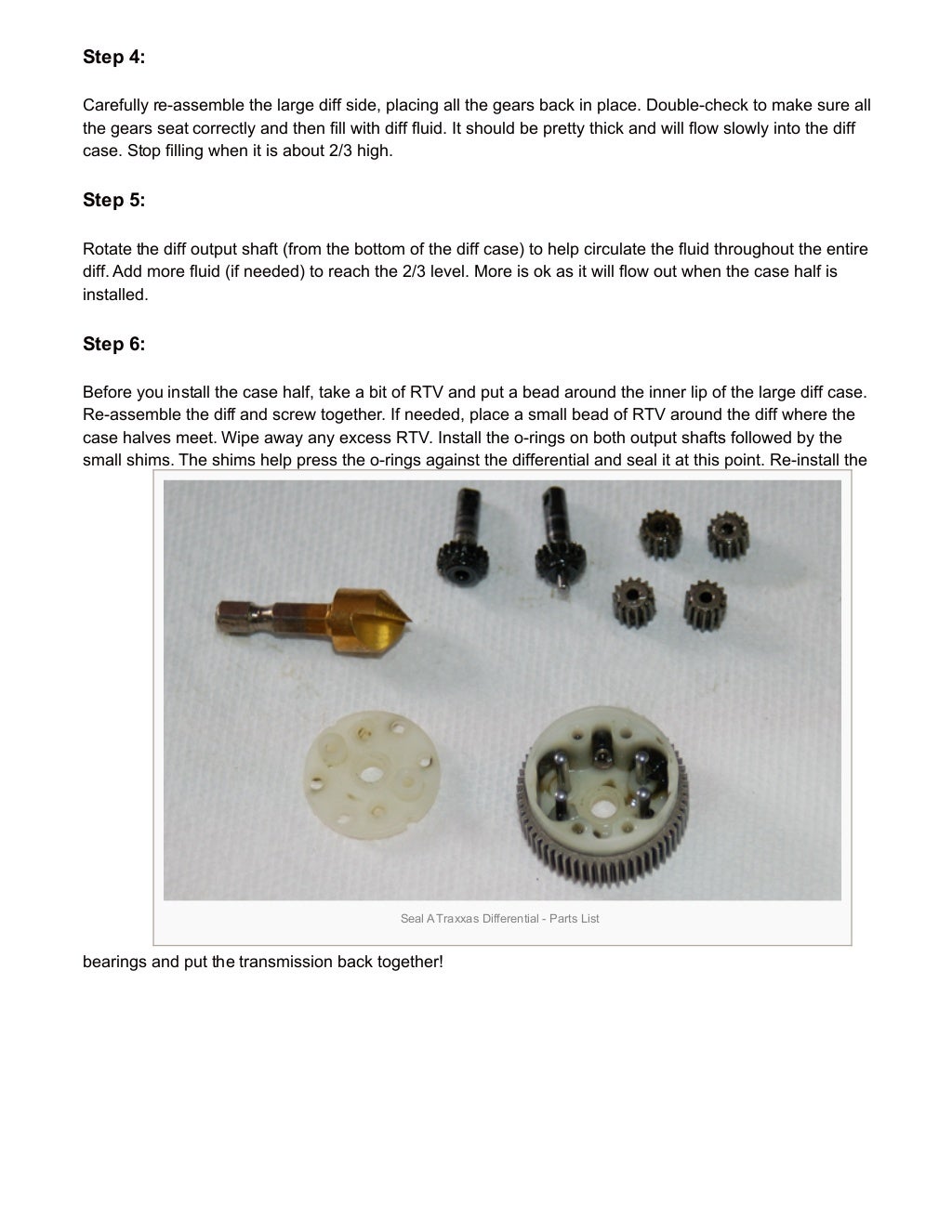 CompetitionX How To Seal a Stock Traxxas Slash Differential