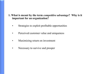 Competitive advantage through Human Resource | PPT