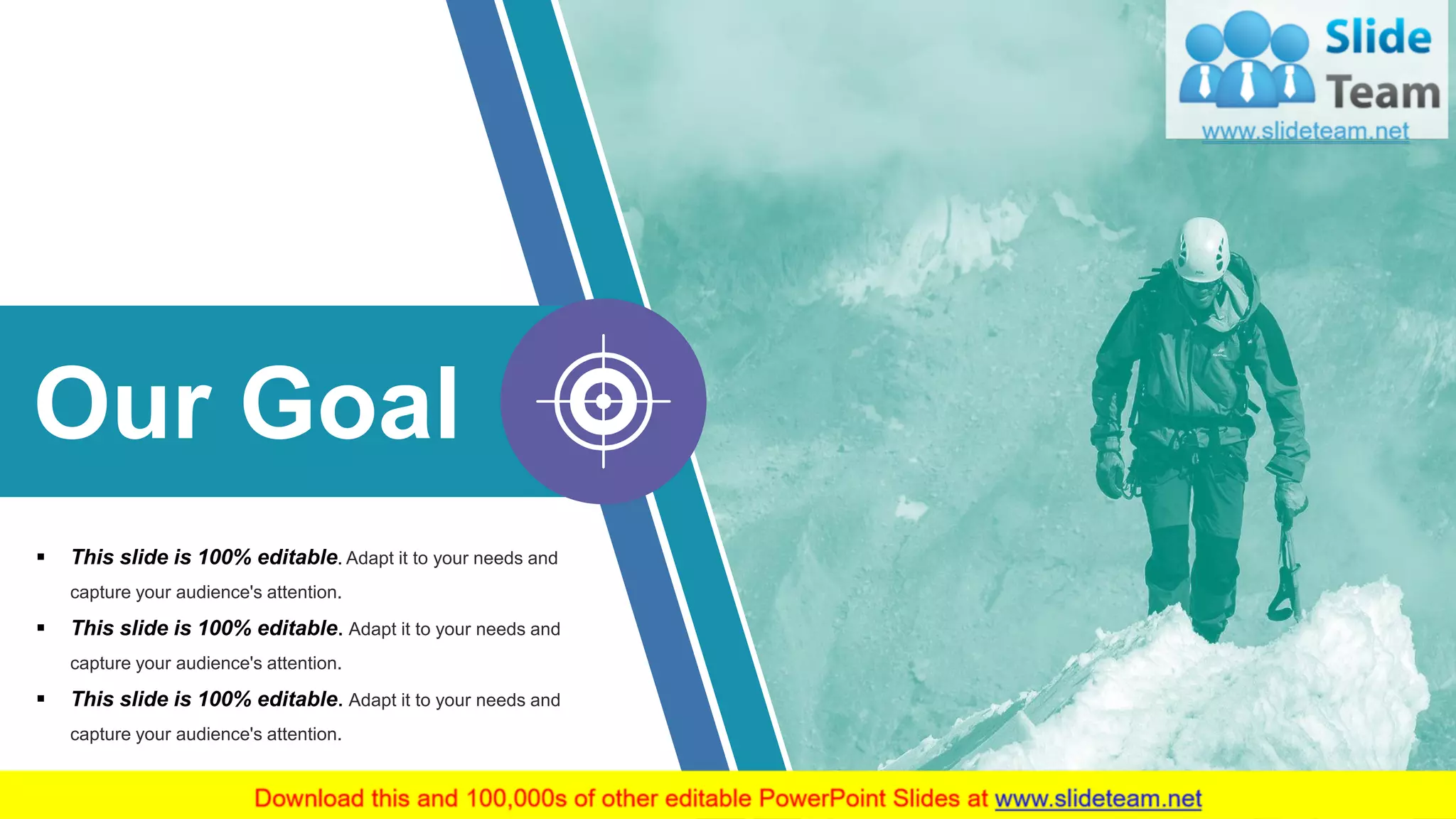 ▪ This slide is 100% editable. Adapt it to your needs and
capture your audience's attention.
▪ This slide is 100% editable. Adapt it to your needs and
capture your audience's attention.
▪ This slide is 100% editable. Adapt it to your needs and
capture your audience's attention.
Our Goal
36
 