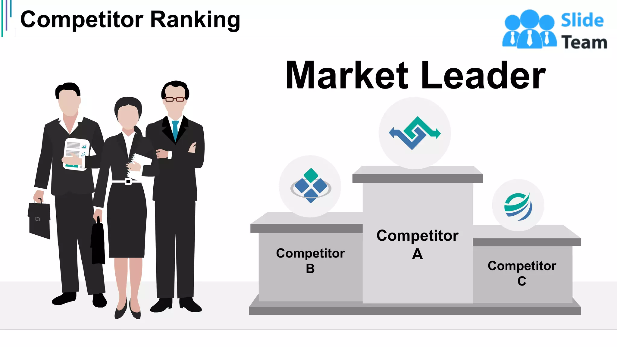 Competitor Ranking
6
This slide is 100% editable. Adapt it to your needs and capture your audience's attention.
Competitor
A
Competitor
B Competitor
C
Market Leader
 