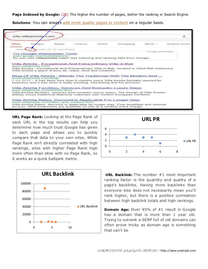 competitor analysis report