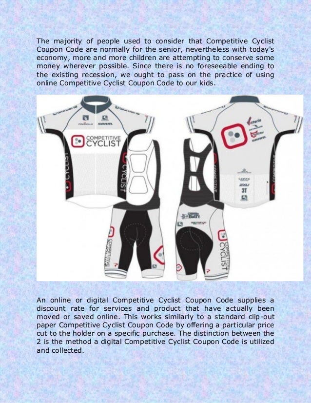 Competitive cyclist coupon code