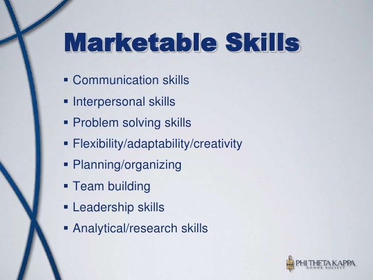 marketable skills