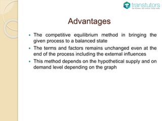 lecture 3 competitive equilibrium: comparative statics... Competitive Equilibrium | Economics | PPTX