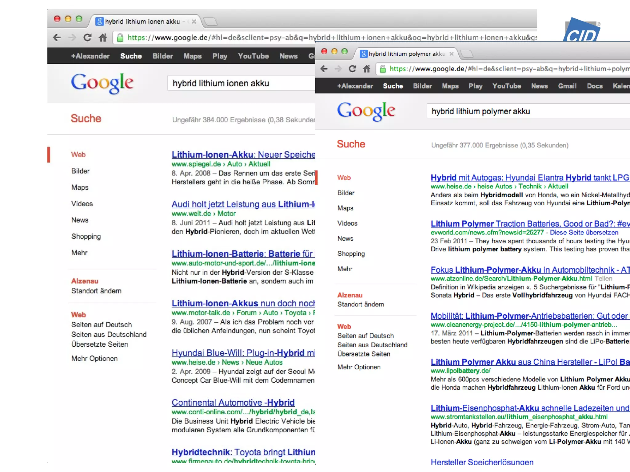 Peters Online-Recherche
 