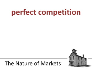 perfect competitionThe Nature of Markets