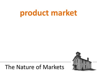 product marketThe Nature of Markets