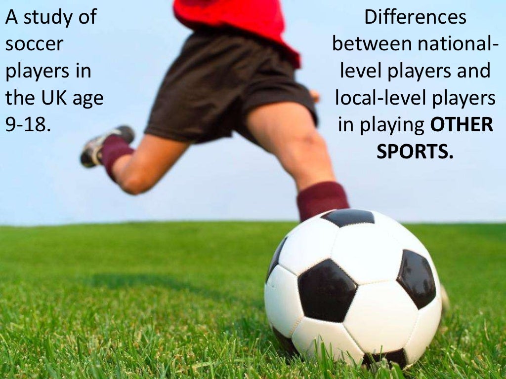 A study of soccer players