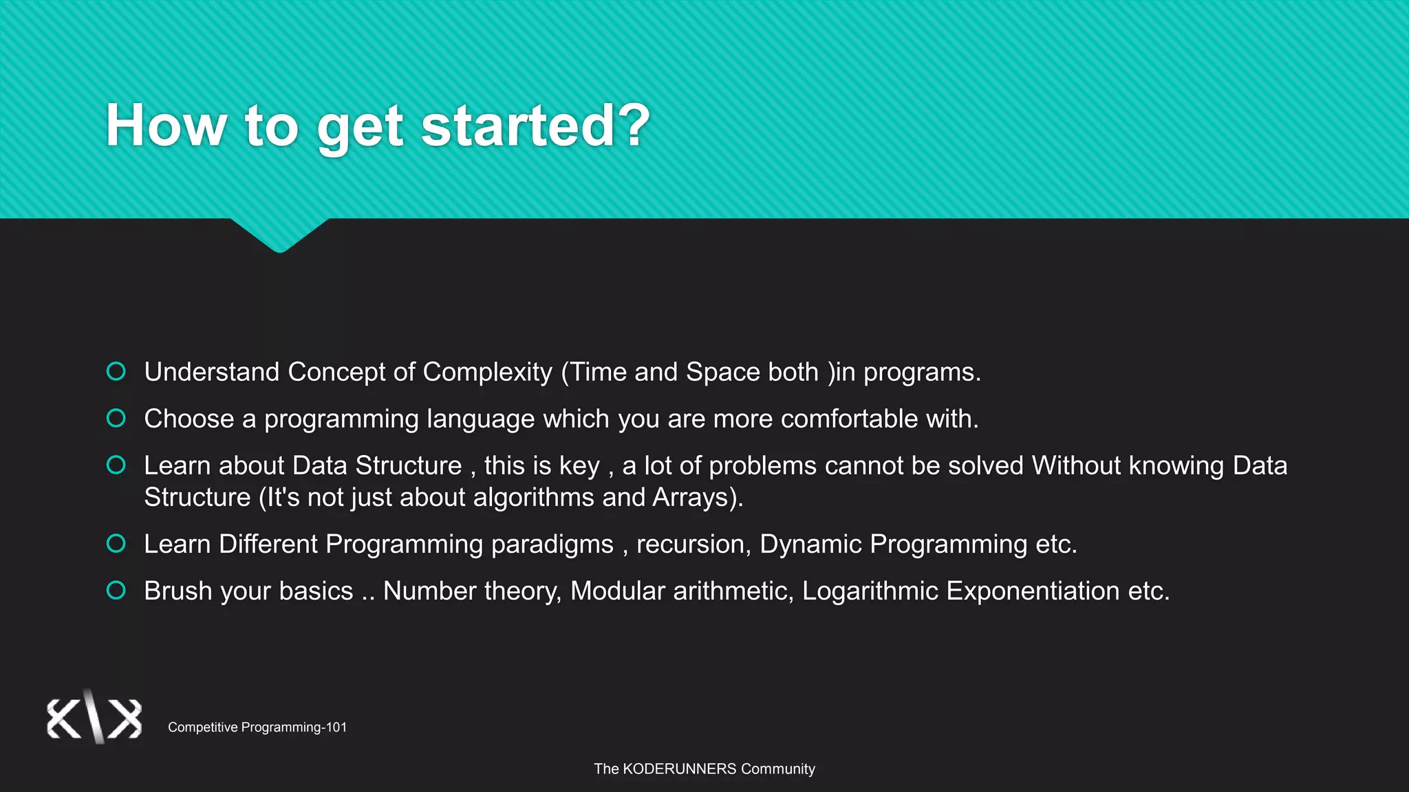 Session 3 : Competitive programming 1 | PPTX