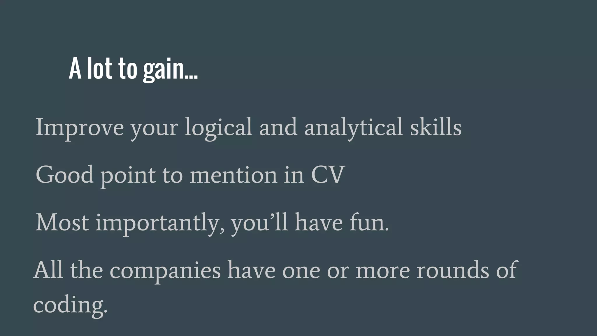 Competitive programming | PPTX | Computing | Technology & Computing