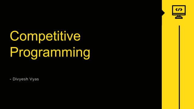 Competitive programming | PPT