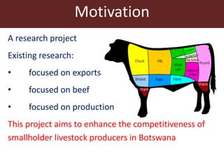 Competitive smallholder livestock in Botswana