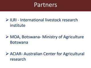 Competitive smallholder livestock in Botswana