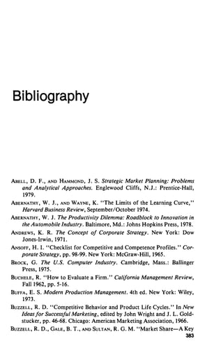 Competitive Strategy   Michael Porter