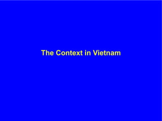 The role of Contract Farming in the Development of a Competitive and Sustainable Cassava Sub-sector in Vietnam