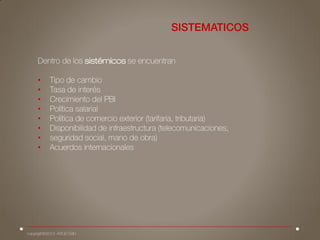 sistémicos
•
•
•
•
•
•
•
•