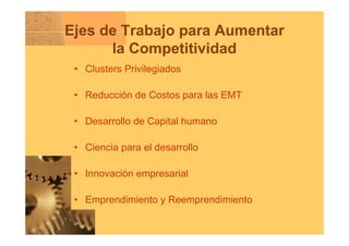 Competitividad Y Crecimiento Pasos Que Chile Debe Dar