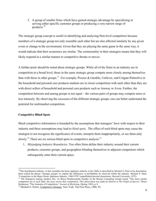Competitor analysis | PDF