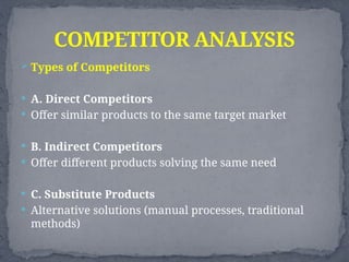 COMPETITOR ANALYSIS and Customer Analysis | PPTX