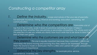 Competitor analysis presentation | ODP