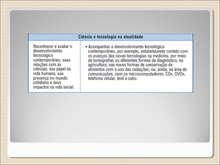 Competências e habildades