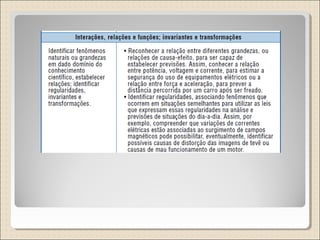 Competências e habildades